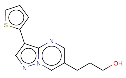 3-[3-(THIOPHEN-2-YL)PYRAZOLO[1,5-A]PYRIMIDIN-6-YL]PROPAN-1-OL